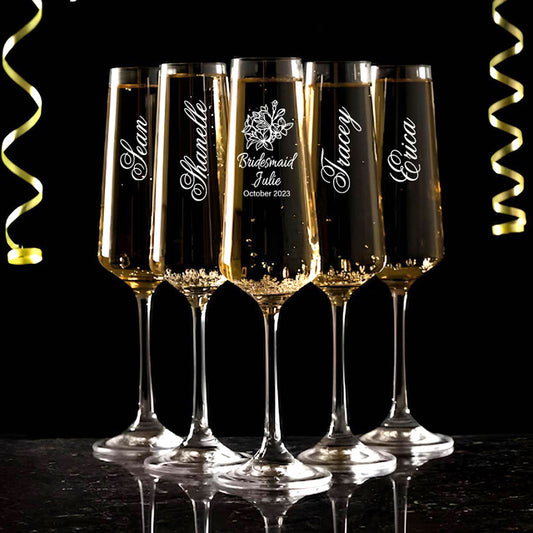 Champagne Glasses Personalised